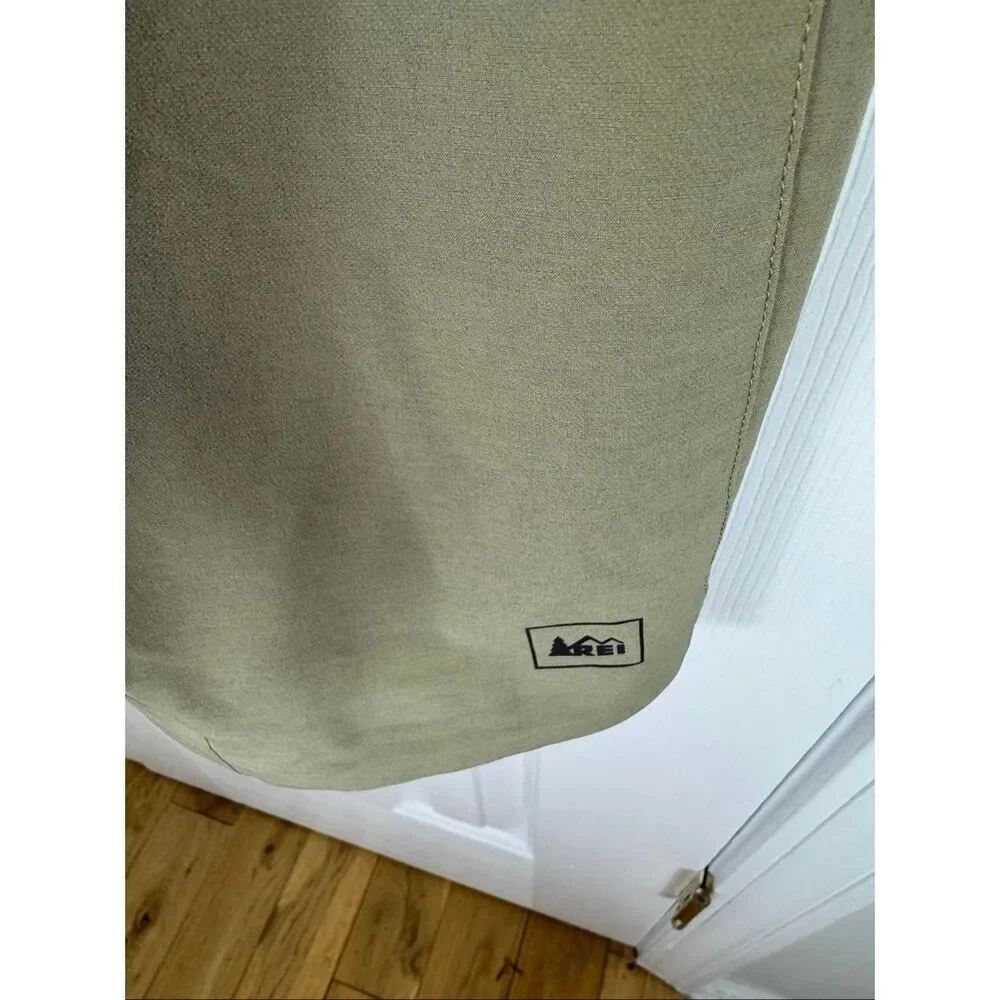 Rei Mens Beyonder Lightweight Hiking Pants Khaki Taper Size 32L